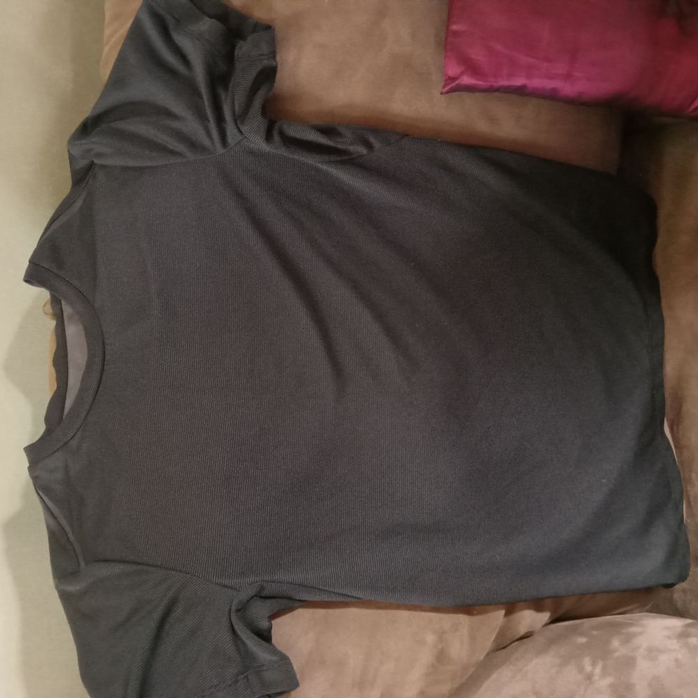 Dark Gray Men's Poly Quick Dry T-Shirt